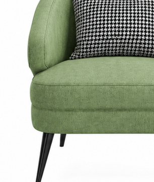Alison Curve Accent Chair