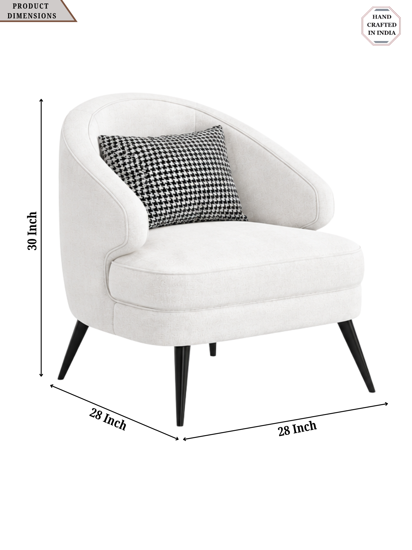 Alison Curve Accent Chair