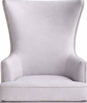 Elysian Velvet Wingback Accent Chair