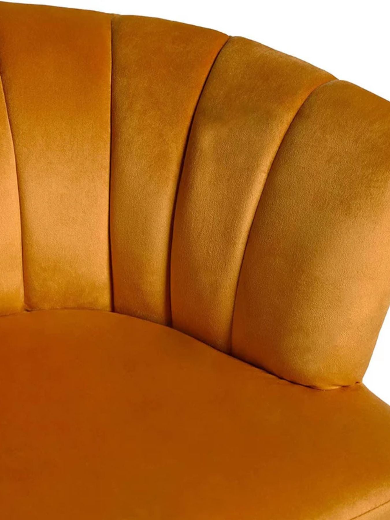 Luxury Opening Shell Designer Velvet Sofa Lounge Chair