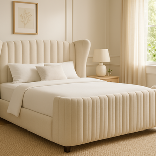Royal luxury Italian Carved Wooden beds