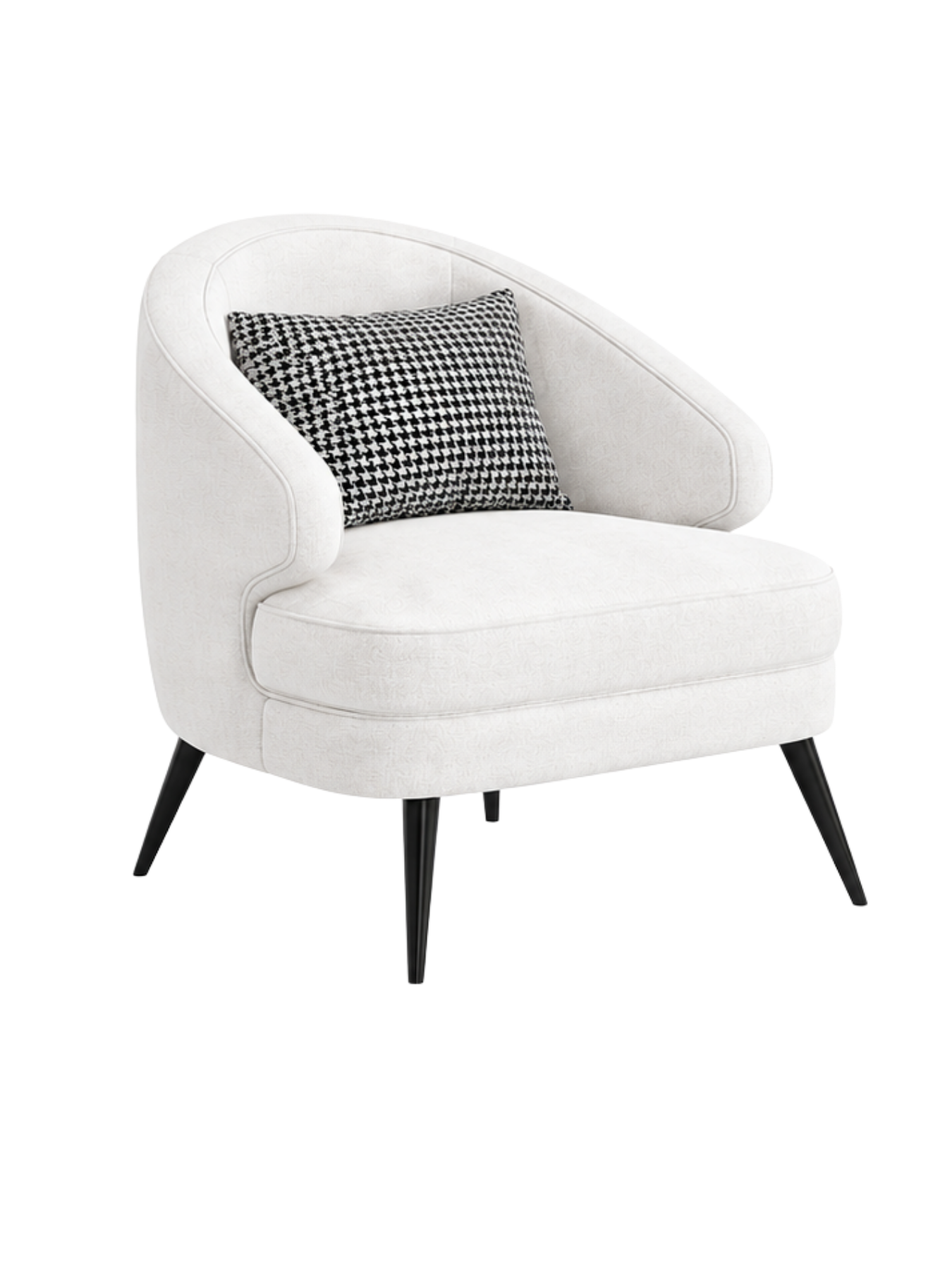 Alison Curve Accent Chair