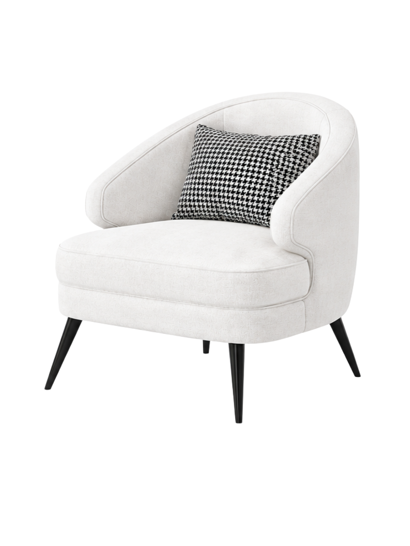 Alison Curve Accent Chair