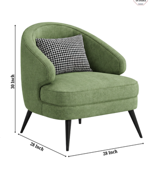 Alison Curve Accent Chair