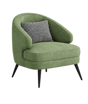 Alison Curve Accent Chair