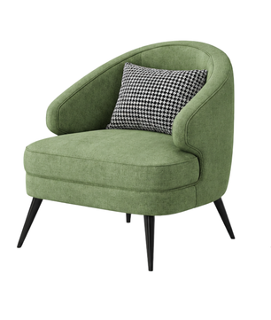 Alison Curve Accent Chair