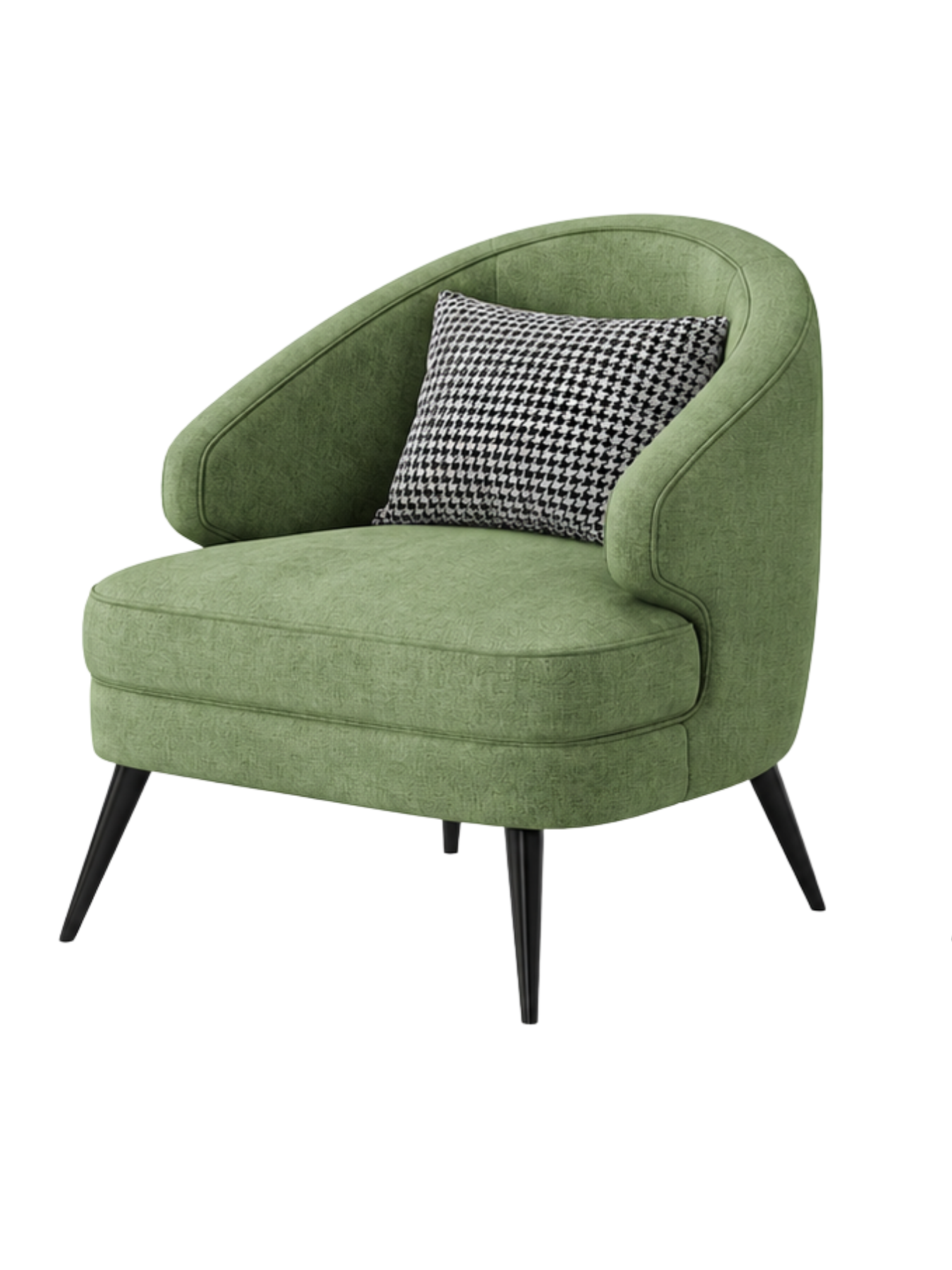 Alison Curve Accent Chair