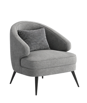 Alison Curve Accent Chair