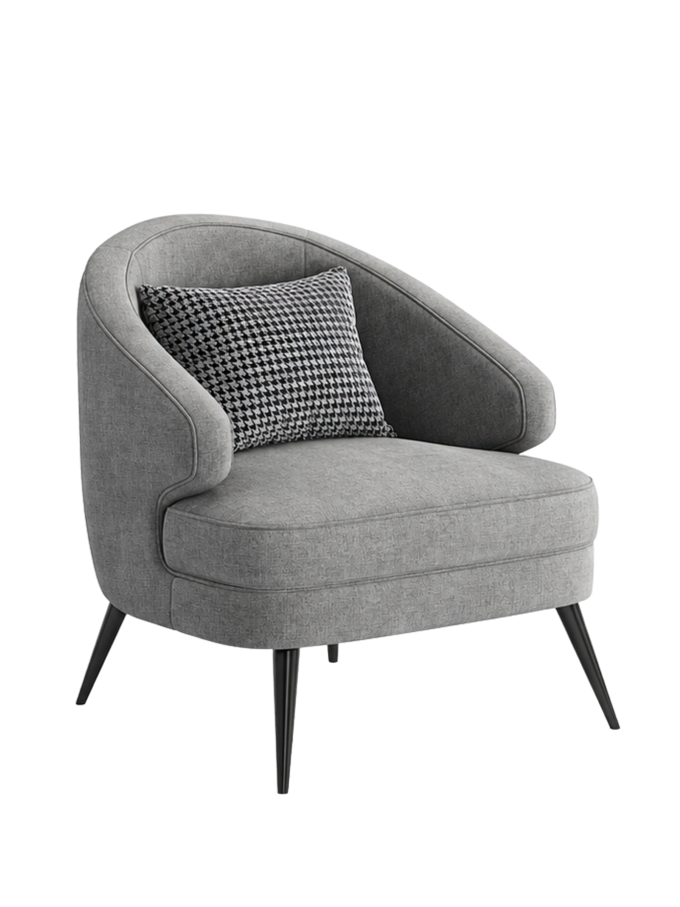 Alison Curve Accent Chair
