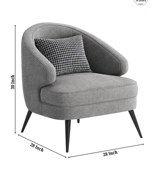 Alison Curve Accent Chair