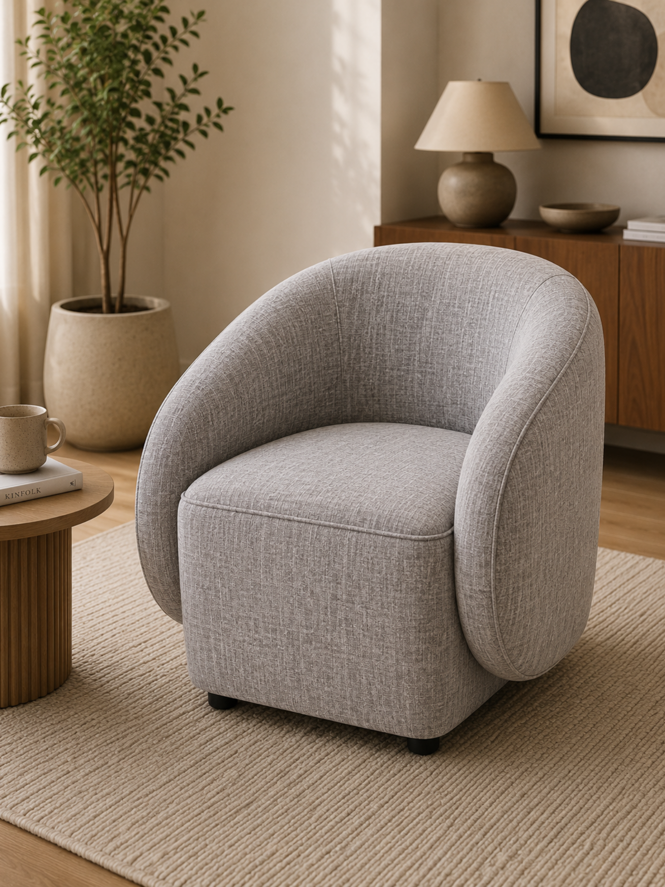 Luna Curve Accent Chair