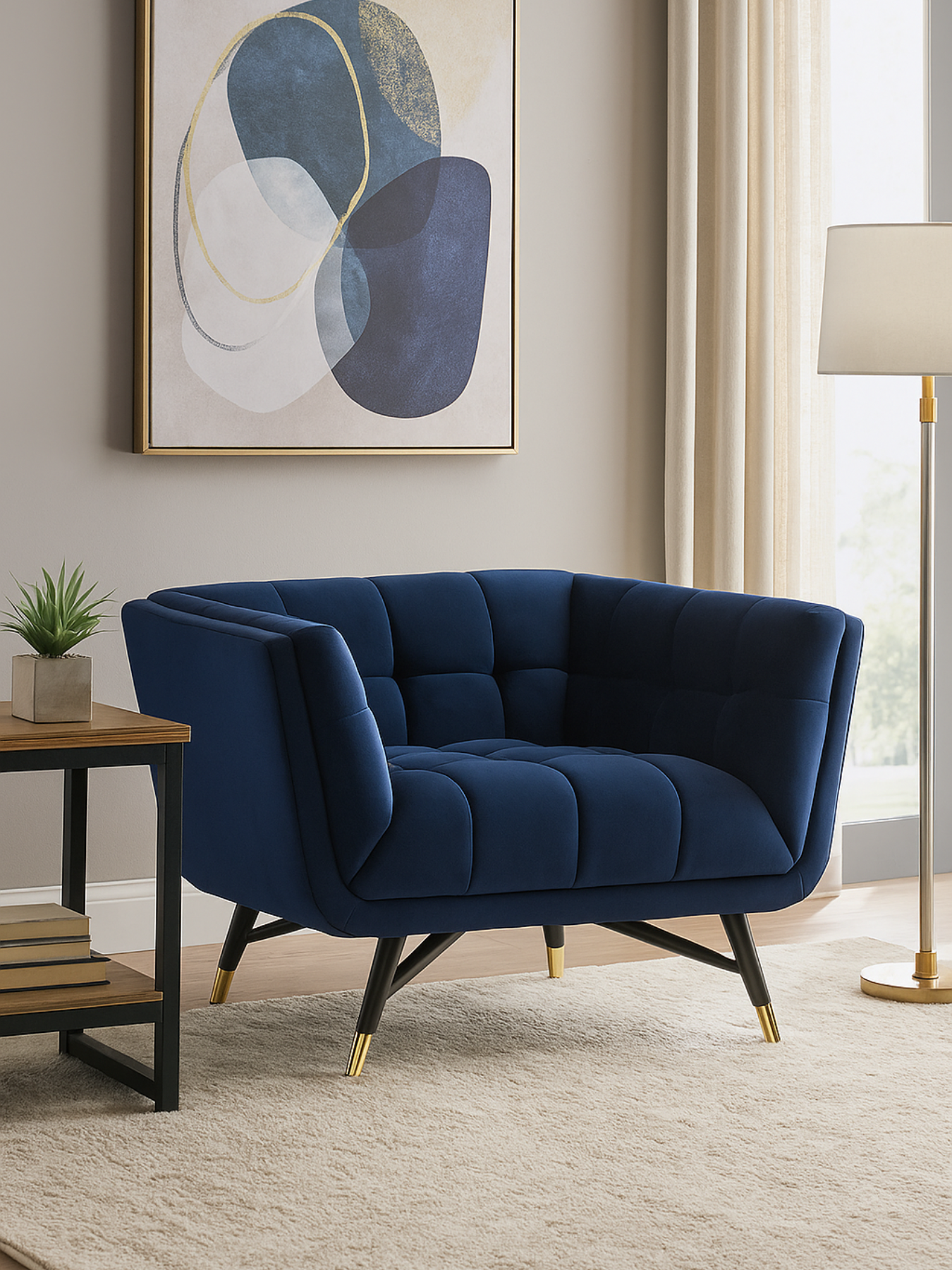 Lisa Regal Velvet Armchair