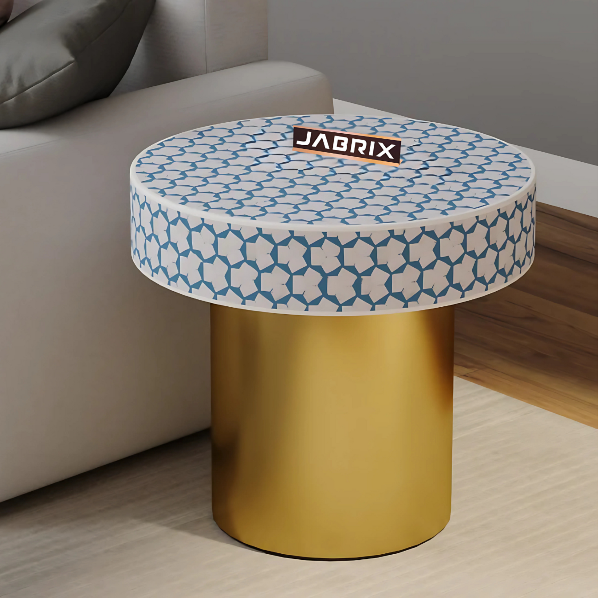 Inlay Round Side Table- Targua