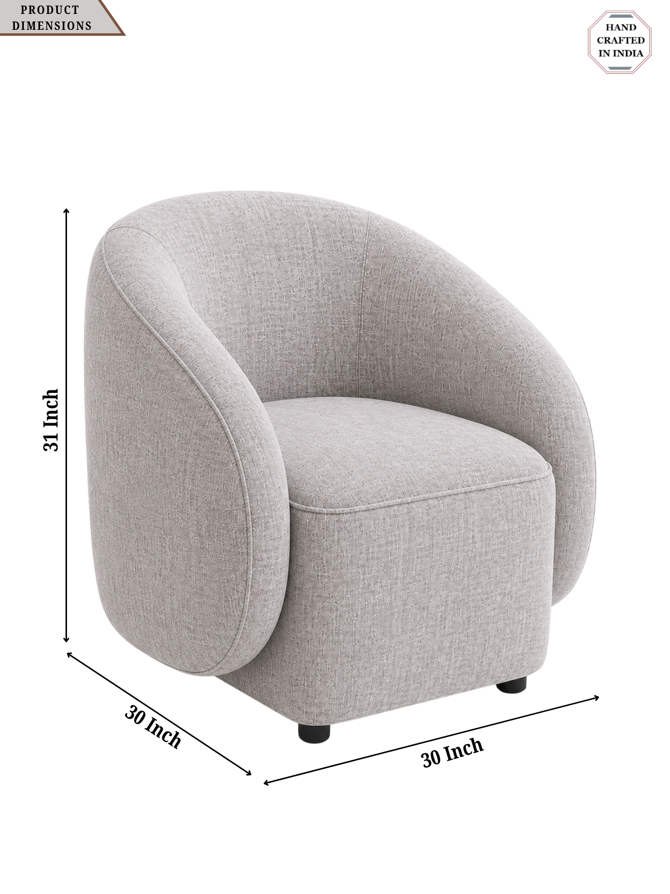 Luna Curve Accent Chair