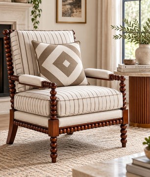 Lorentz Teak Wood Accent chairs in Multicolour
