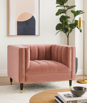 Lisa Regal Velvet Armchair