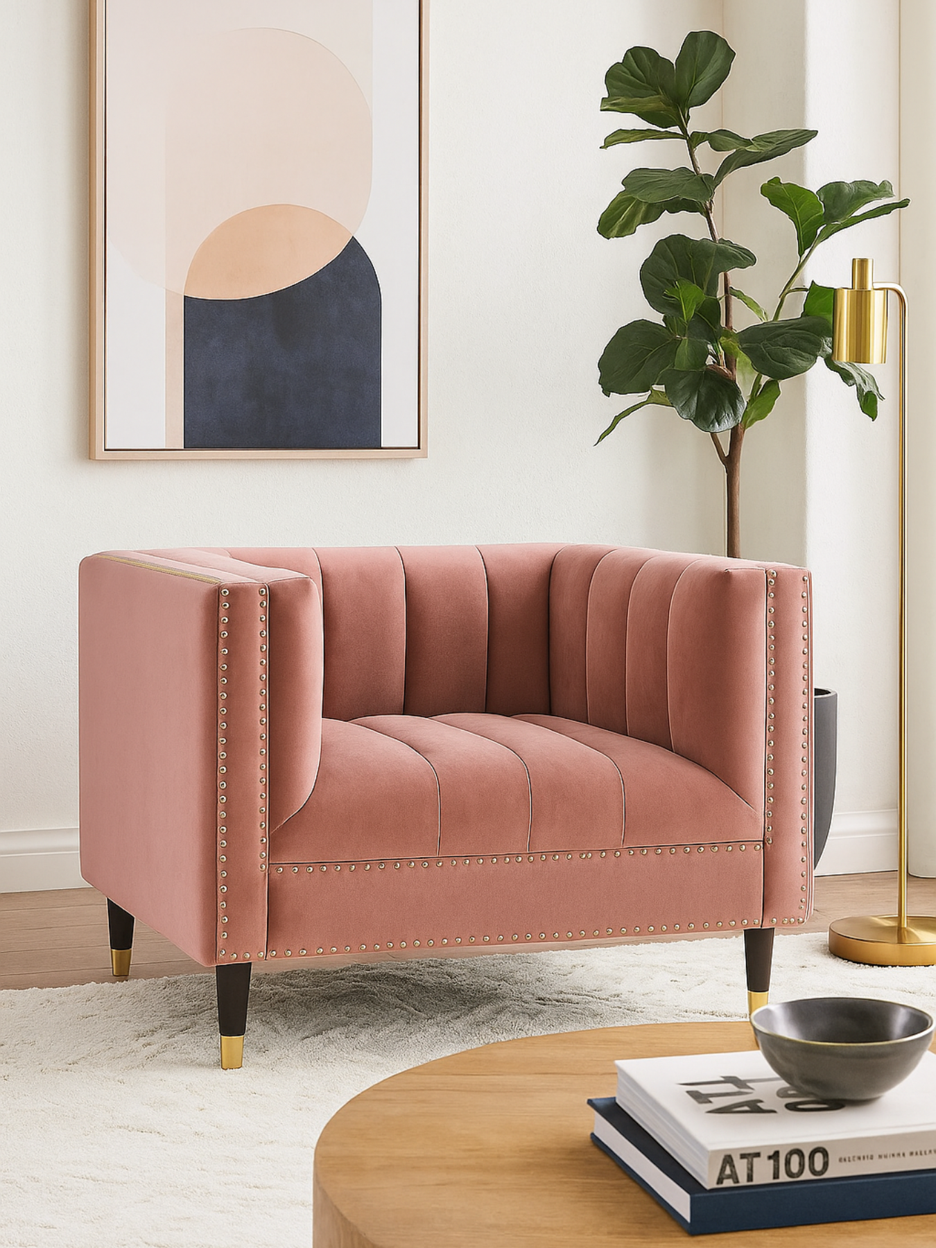 Lisa Regal Velvet Armchair