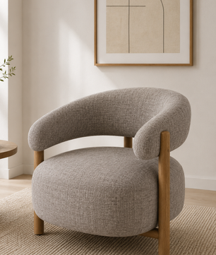 Luzia Curved Accent Chair