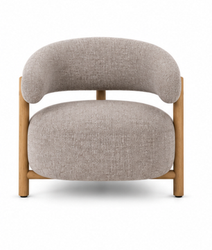 Luzia Curved Accent Chair