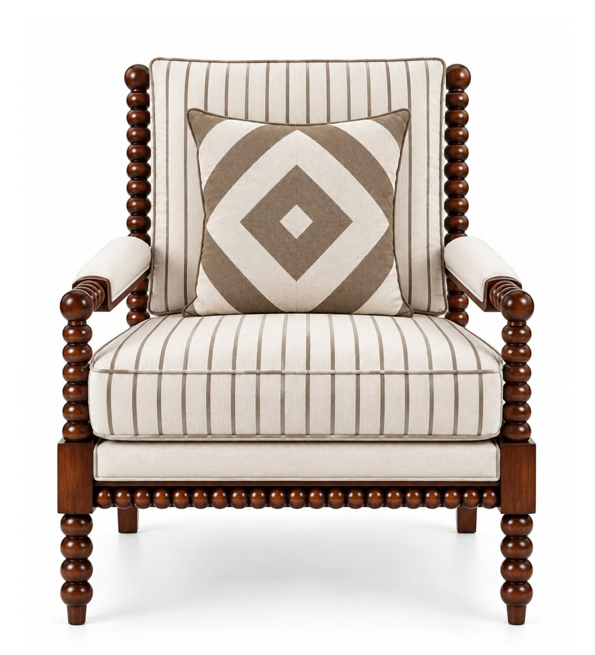 Lorentz Teak Wood Accent chairs in Multicolour