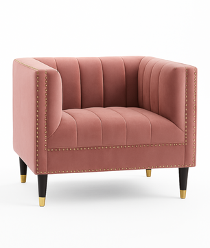 Lisa Regal Velvet Armchair