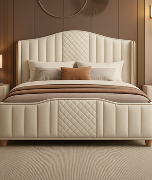Copenhagen Cloud Bed in Boucle