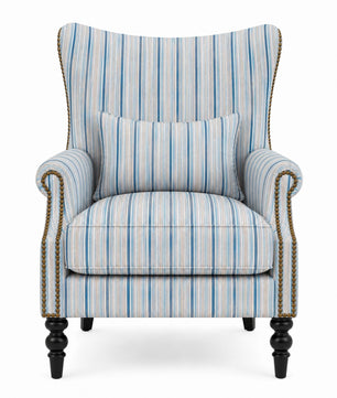 Skyline Stripe Wing Chair