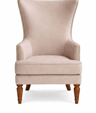 Elysian Velvet Wingback Accent Chair