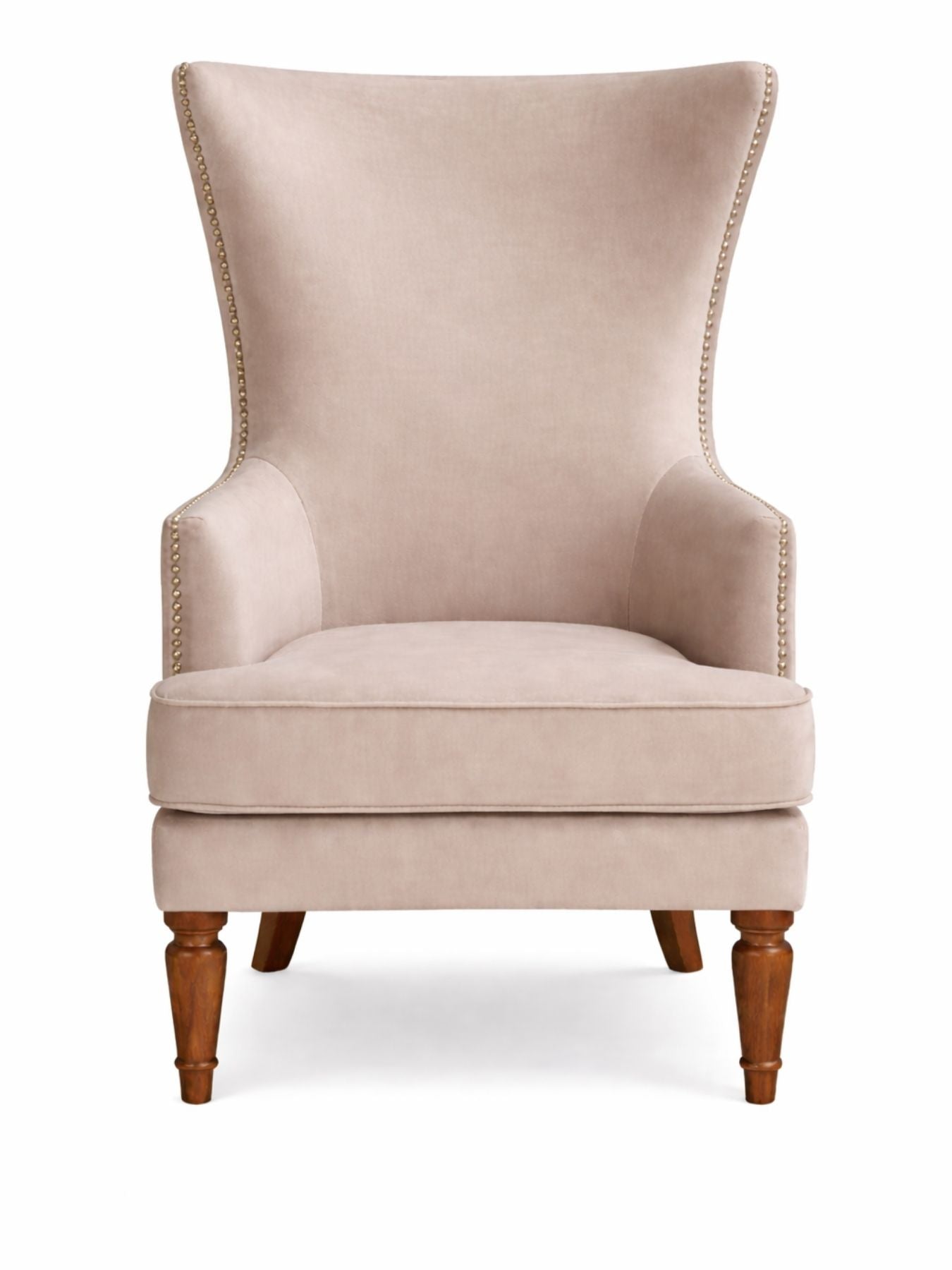 Elysian Velvet Wingback Accent Chair