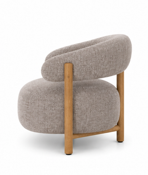 Luzia Curved Accent Chair