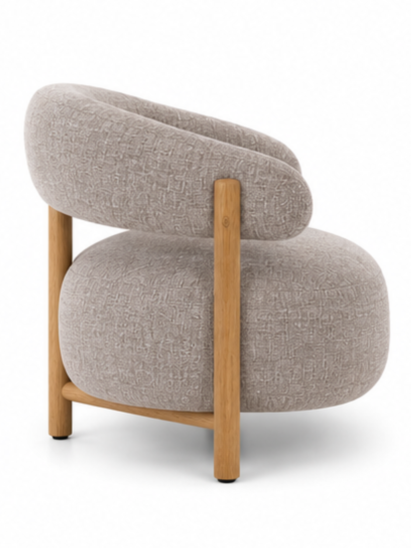Luzia Curved Accent Chair