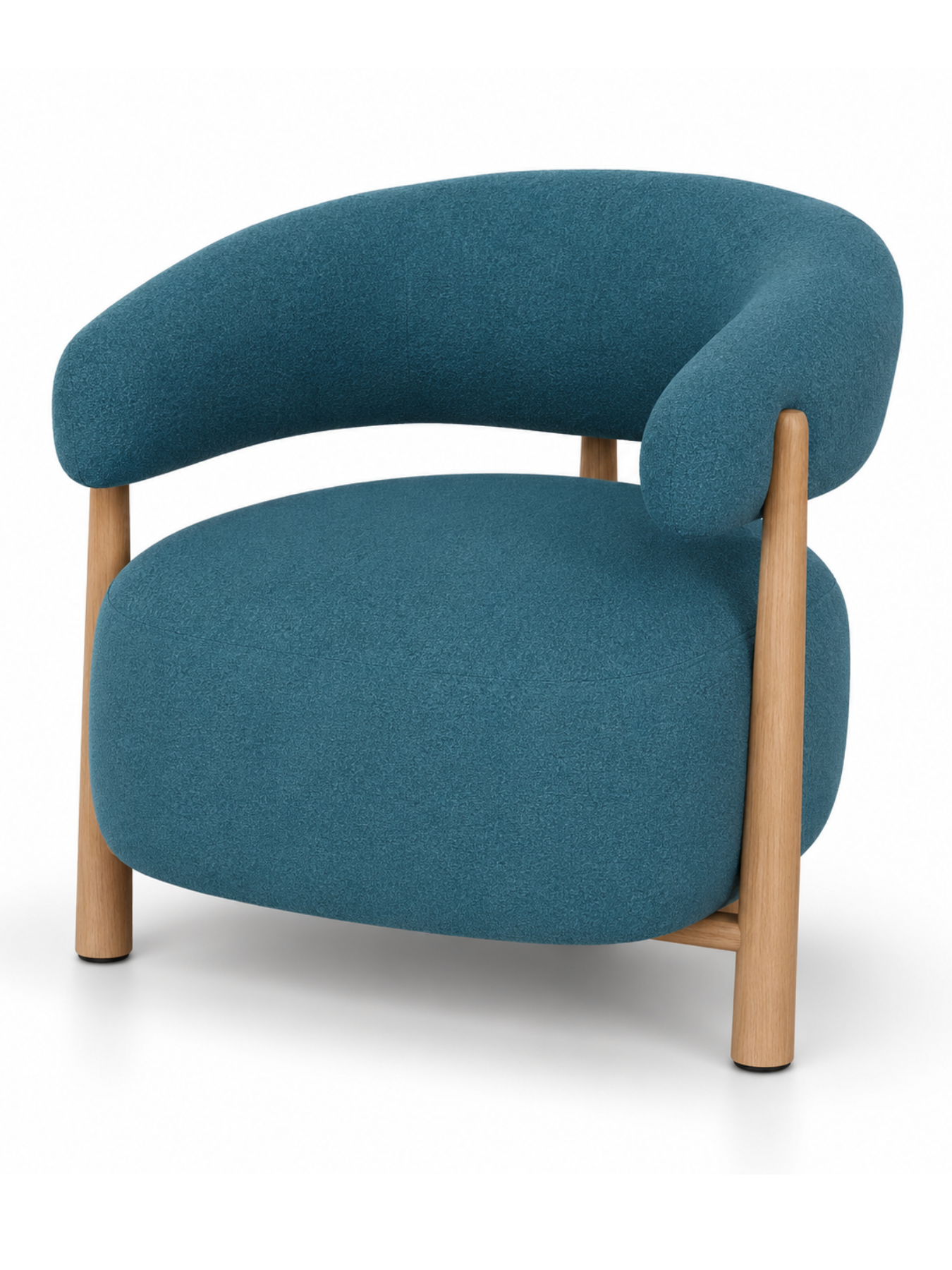Luzia Curved Accent Chair