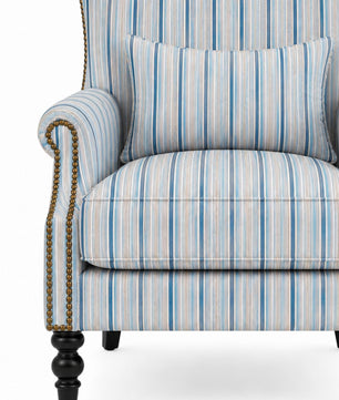 Skyline Stripe Wing Chair