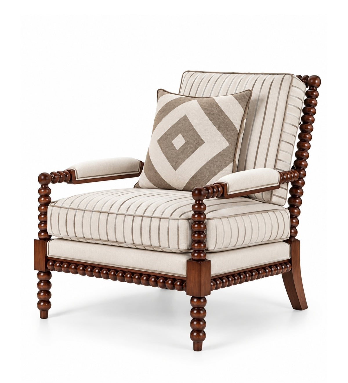 Lorentz Teak Wood Accent chairs in Multicolour