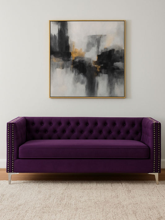 Quinn Upholstered Velvet Sofa