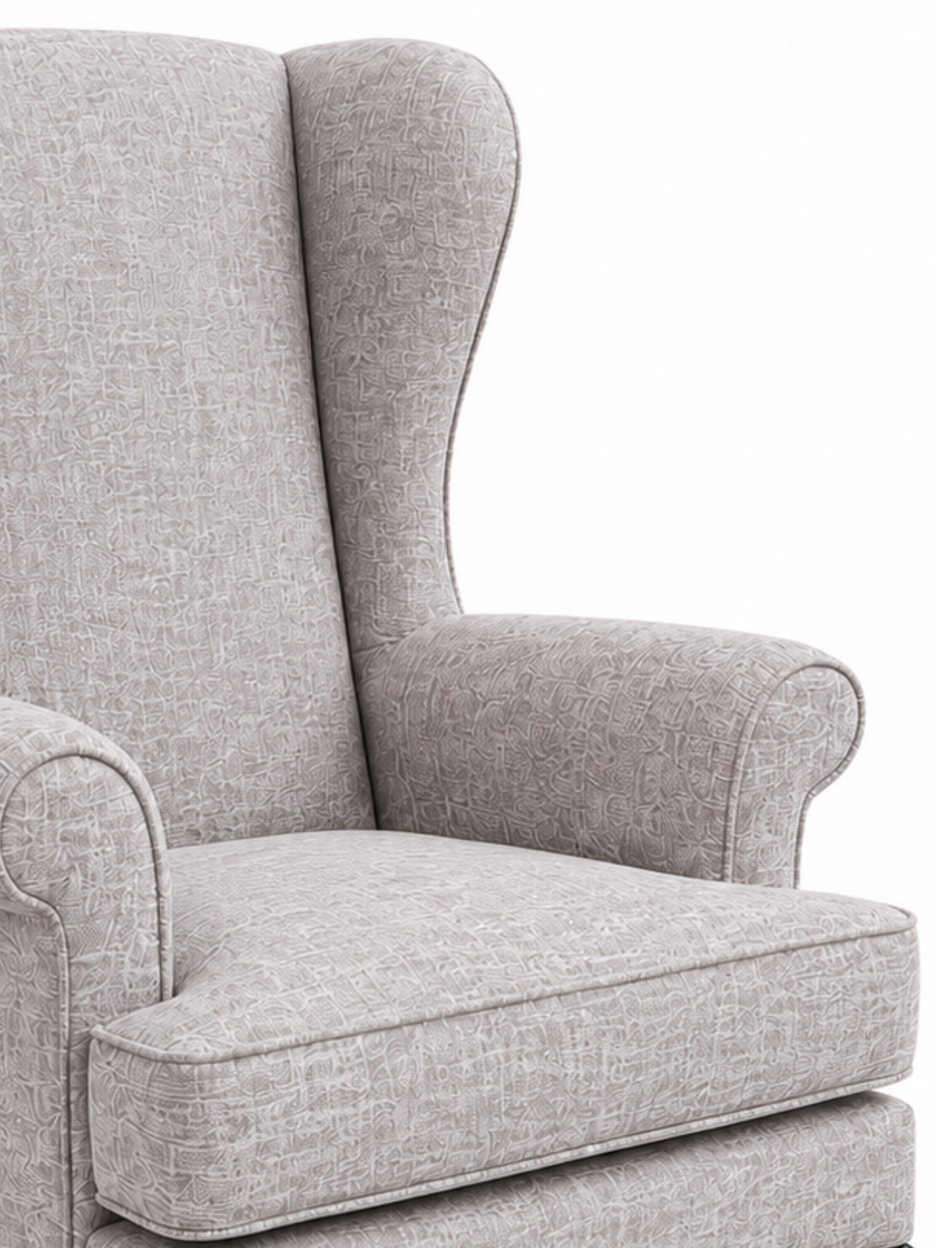 Elloria Wing Chair – Premium Teak Wood