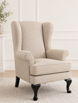 Arlina Wing Chair – Premium Teak Wood