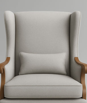 Premium Wingback Lounge Chair with Modern Velvet Fabric with Cushion