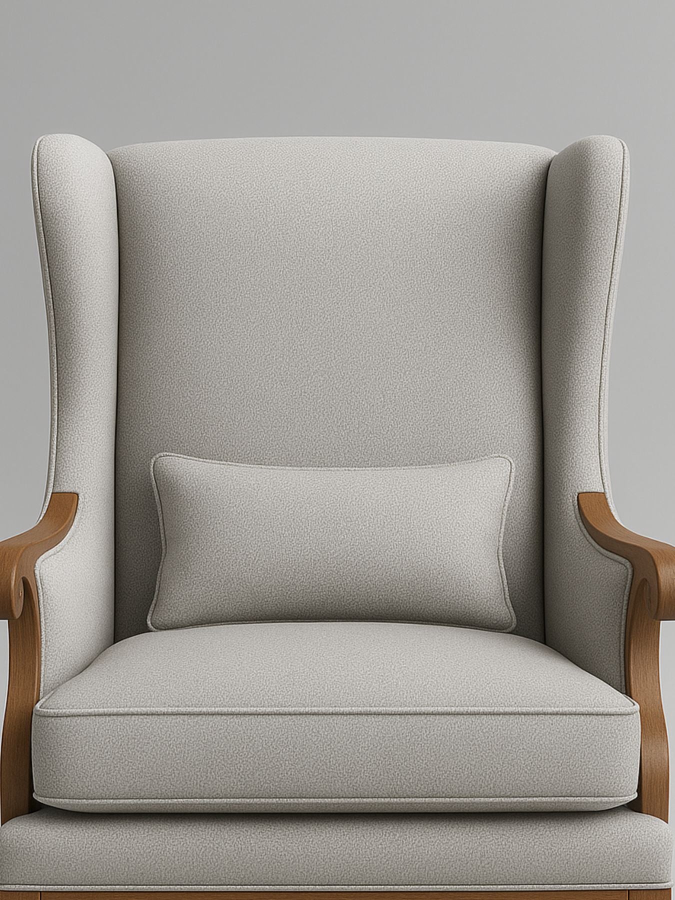 Premium Wingback Lounge Chair with Modern Velvet Fabric with Cushion