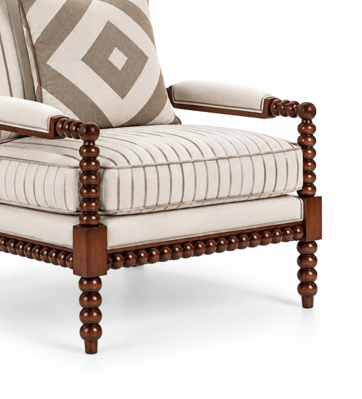 Lorentz Teak Wood Accent chairs in Multicolour