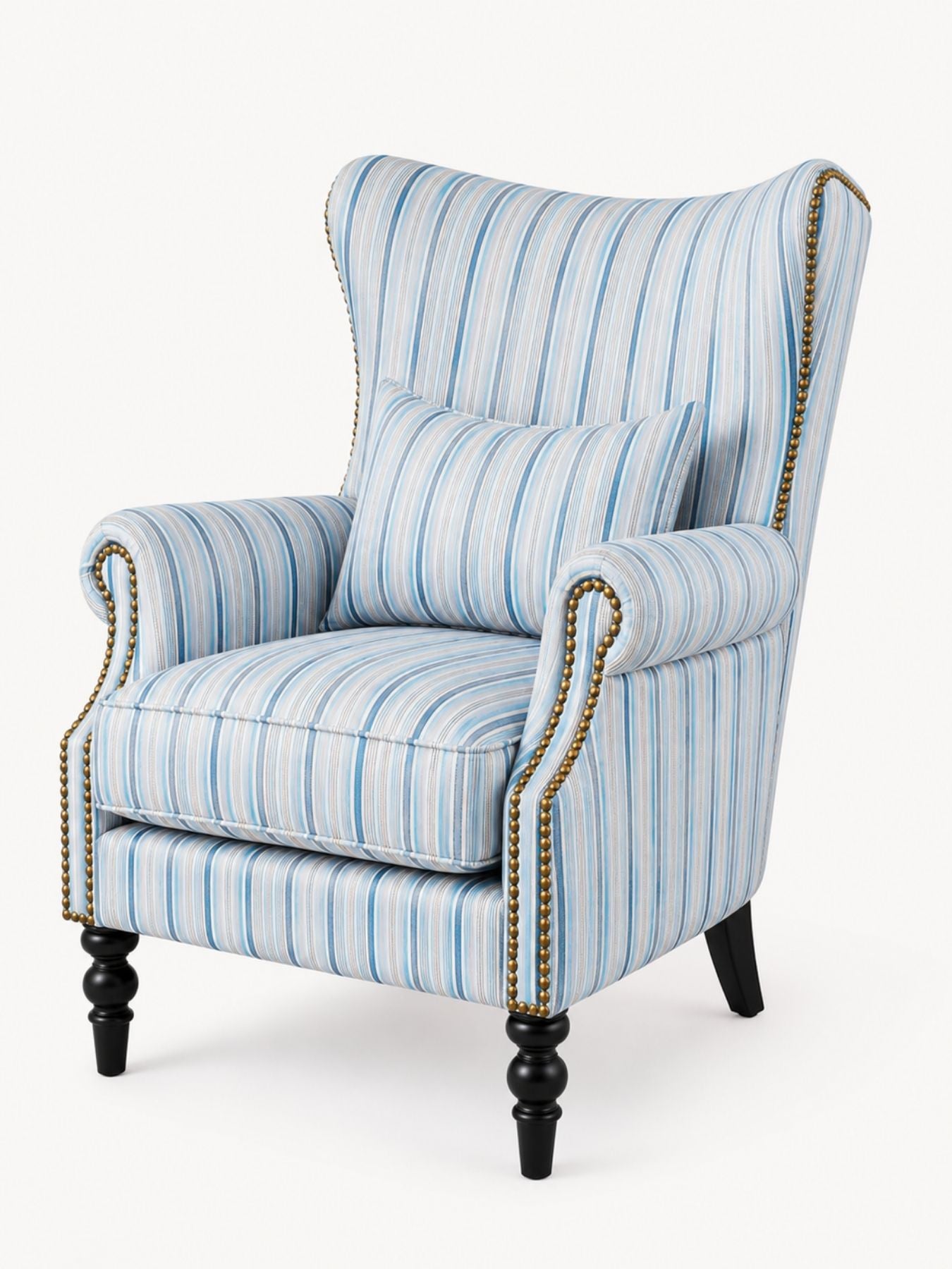 Skyline Stripe Wing Chair