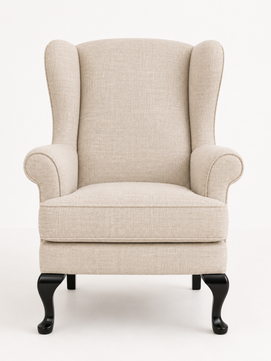 Arlina Wing Chair – Premium Teak Wood
