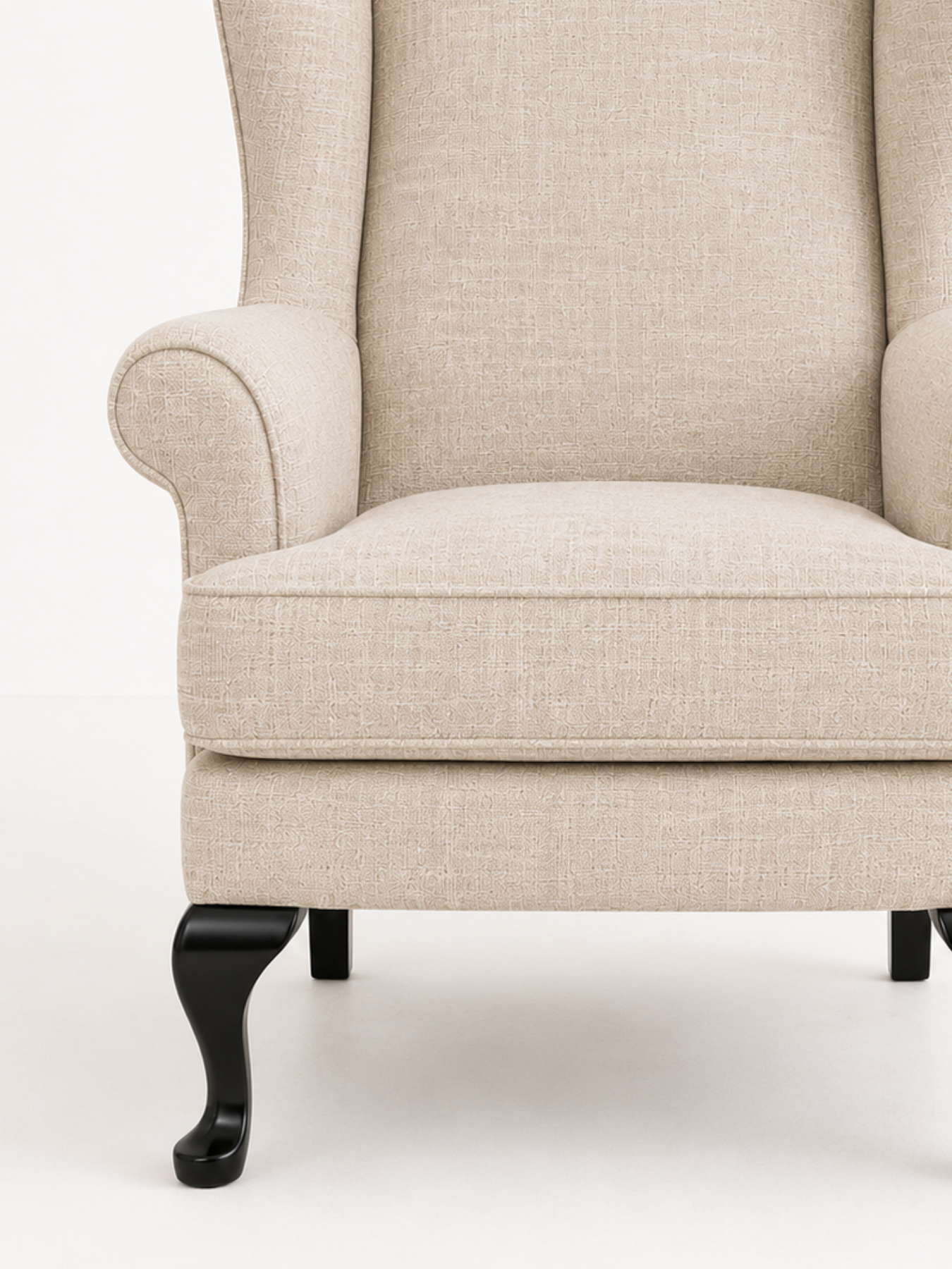 Arlina Wing Chair – Premium Teak Wood
