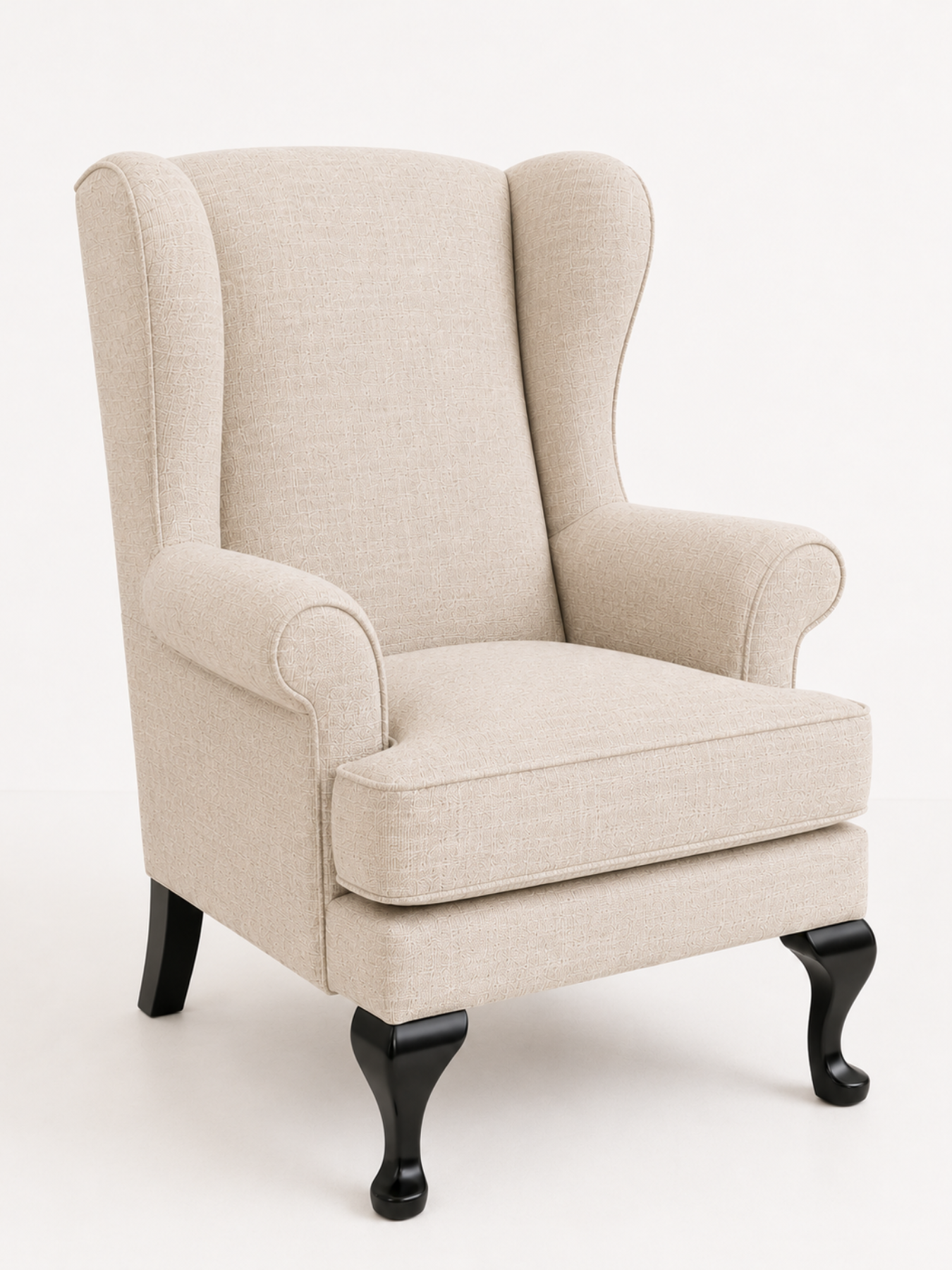 Arlina Wing Chair – Premium Teak Wood