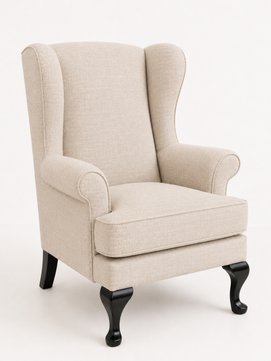 Arlina Wing Chair – Premium Teak Wood