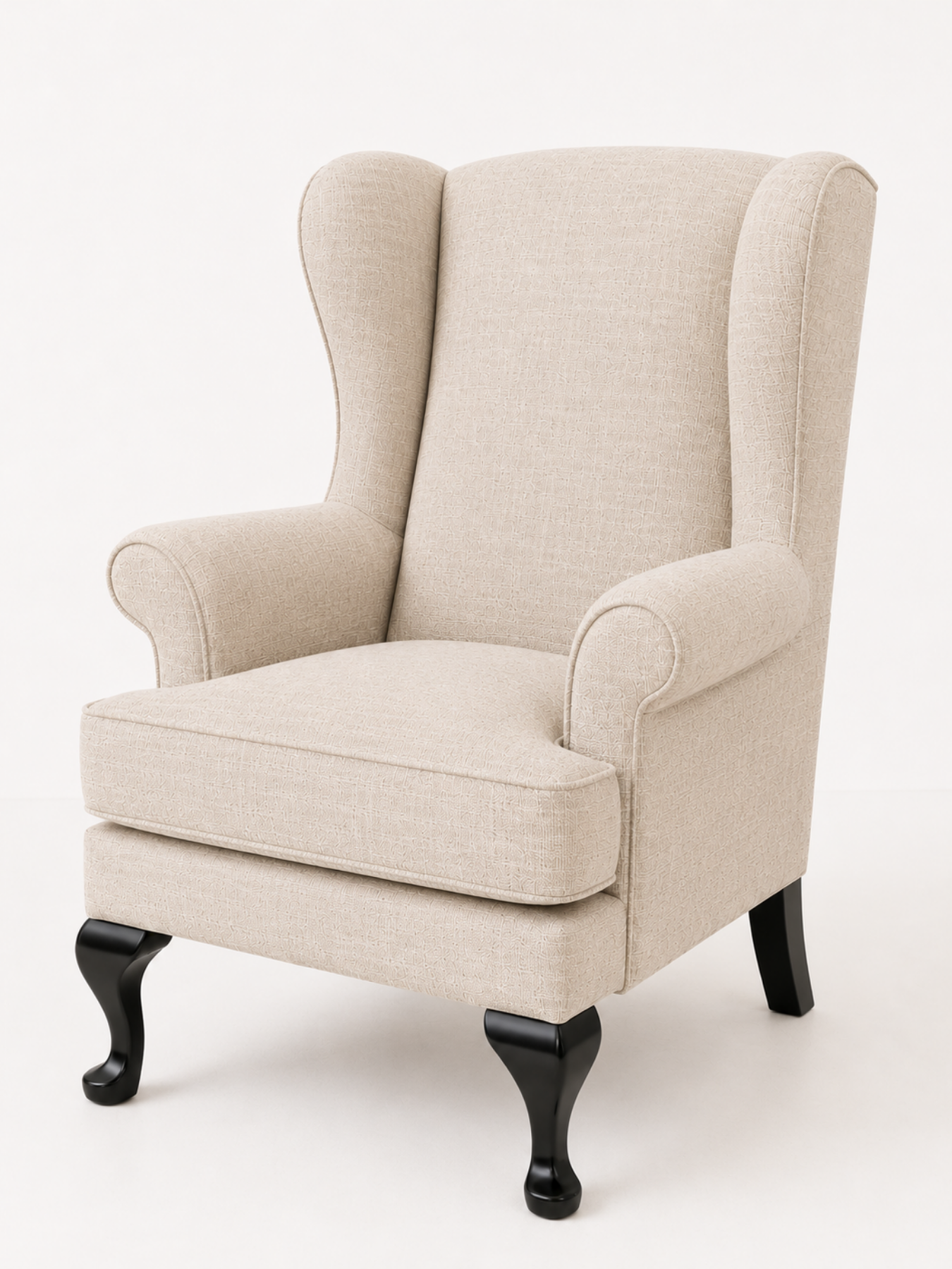 Arlina Wing Chair – Premium Teak Wood