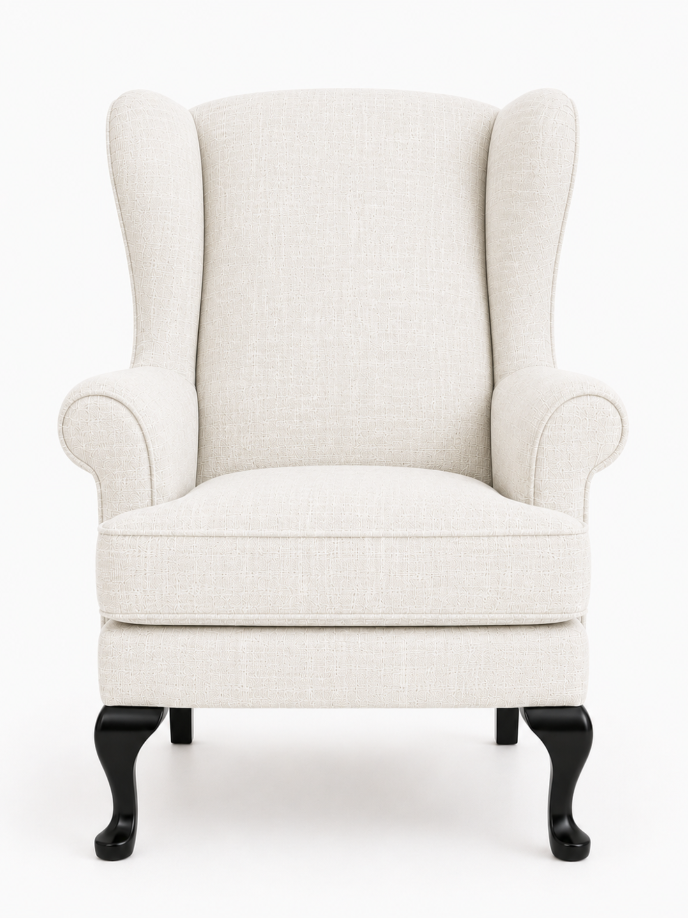 Elvara Wing Chair – Premium Teak Wood