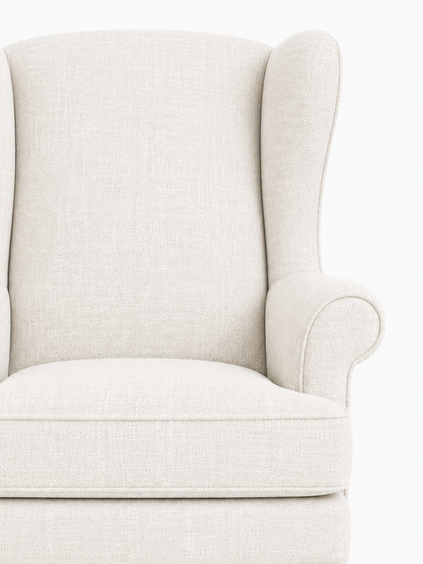 Elvara Wing Chair – Premium Teak Wood