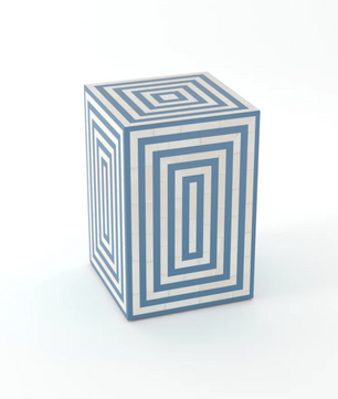Inlay Rectangular Bedside Table