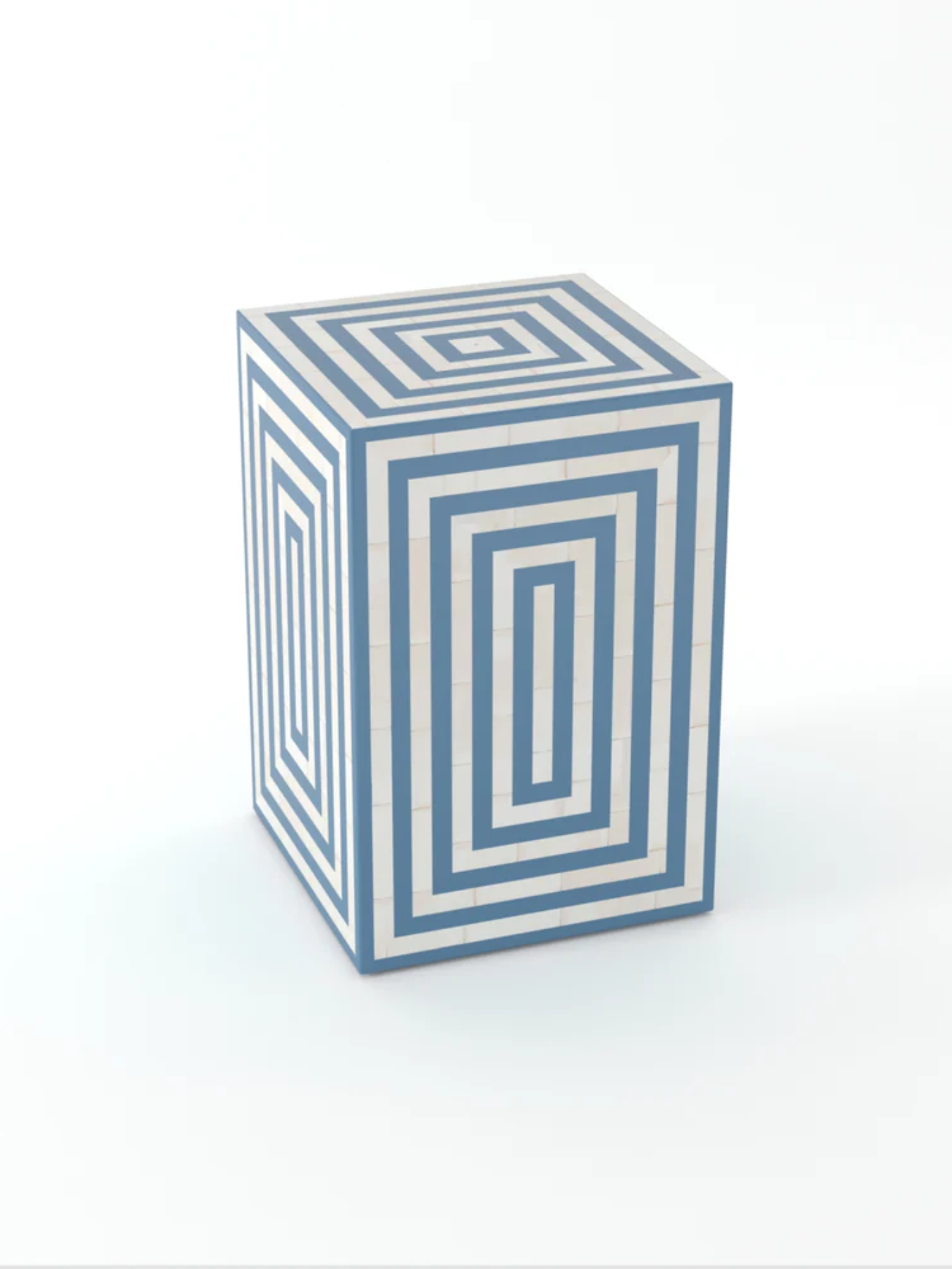 Inlay Rectangular Bedside Table